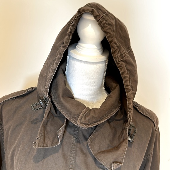 A/X Armani Exchange Hooded Jacket Coat 100% Cotton 💙 - Picture 8 of 13